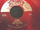 THE FORTUNES-Love /Bread 45 RARE red wax Parrot label R&B DOO WOP SOUL