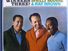 BARNEY KESSEL w/BROWN+MANNE POLL WINNERS 3 RARE ORIG '60 CONTEMPO MONO LP SHRINK