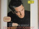 BEETHOVEN COMPLETE SYMPHONIES; KARAJAN; DGG STEREO TULIPS ALLE HERSTELLER 8 LPS