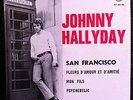 JOHNNY HALLYDAY San Francisco  1967 portugal pressing mono EP MINT