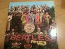 The Beatles st peppers lonely hearts club band lp record with cardboard cut outs