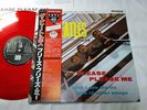 BEATLES PLEASE PLEASE ME JAPAN 1986 UK CUTTING MONO RED COLOR w/RED WIDE OBI