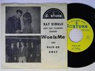 Ray Kimble+The Flaming Embers 45 w/ps WOE IS ME / RAIN GO AWAY   Fortune 870 VG+