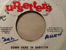 BRENT DOWE - down here in babylon b/w if the cap fits wear it - UPSETTERS