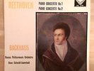 SXL 2178 ED1 WBg Backhaus Beethoven Piano Concerti 1 & 2 Schmidt-Isserstedt NM