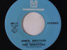 WINSTONS: Amen, Brother / Color Him Father 45 rare Funk