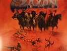 SAXON Dogs Of War MINT RARE LTD CREAM Vinyl LP STICKERS Night Dead 024 R-509
