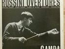 Rossini Overtures LSO / Gamba STEREO Decca  original flip back LP SXL 2266
