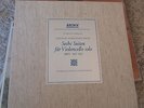 ARCHIV ED.1 SAPM BACH CELLO SUITES FOURNIER 3 LP BOX  NM PERFECT RARE