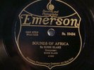 78 EMERSON 10434-EUBIE BLAKE - SOUND OF AFRICA / BAILTIMORE BUZZ-PIANO SOLOS