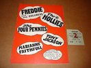 Freddie & Dreamers/Hollies/Four Pennies/Tony Jackson 1965 Programme  + Ticket