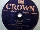 LIONEL BELASCO 78 Cunumuno / Juliane CROWN Calypso c170