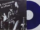 P.F. Commando -In A Pose LP BLUE VINYL Ex-Pop Bizex-B Bugs Craps Sweden Punk KBD