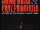 ANNIE ROSS & PONY POINDEXTER ON SABA GERMAN ORIGINAL 1st TREE LABEL STEREO MINT-