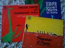 3 x MILES DAVIS LP - sketches of spain, quiet nights & at carnegie hall jazz bop