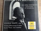 German/french box 4 LP Kempff Beethoven piano 5 concertos 1st DGG tulip label*