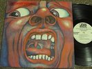 KING CRIMSON In The Court Of ORIG. 1969 WL PROMO ATLANTIC LP w/STICKER PROG