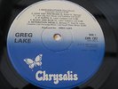 Greg Lake SELF TITLED UK LP 1ST  1981 ONE PLAY EVER W/ GARY MOORE 100% MINT
