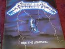 Metallica Ride the Lightning LP Music For Nations 1984 MFN 27 color label