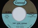 Crossover Soul/Sweet Soul 45 FOUR MINTS They Were Wrong CAPSOUL VG+ HEAR