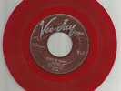 DOOWOP R&B- RED WAX VINYL-- SPANIELS-  PLAY IT COOL -HEAR BOTH -1954 VEE JAY