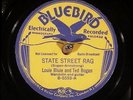 78 RPM  Louie Bluie and Ted Bogan, Bluebird 5593, E  blues / country