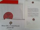 U2 - 2 SIDES LIVE RARE PROMO ONLY LP WITH INSANELY RARE CUE SHEETS AND POST CARD