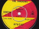 The Shadows - Apache TURKISH prs. orig. rare 45