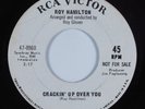 Northern Soul 45 ROY HAMILTON Crackin Up Over You RCA VG++ HEAR