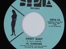 Northern Soul Funk 45 AL GARDNER Sweet Baby SEPIA NM HEAR