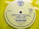 Elton John GOODBYE YELLOW BRICK ROAD UK LP ' YELLOW VINYL ' ONE PLAY MINT MINUS