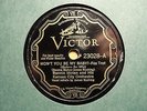 BENNIE MOTEN w/ JIMMY RUSHING - Rare VICTOR #23028 - Won't You Be My Baby?