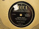 BILLIE HOLIDAY Decca 78 - LOVER MAN / THAT OLE DEVIL CALLED LOVE