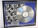 Rolling Stones, Steel Wheels, mit Cover, Platin Record Schallplatte, Award, gold
