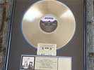 Milli Vanilli RIAA Platin Award - girl you know it´s true -goldene Schallplatte