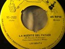 LOS BEAT 4, RARE SINGLE 1968,CHILE PSYCH,,EX