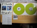 Heavy Vegetable Frisbie Aqua Kitty GREEN LP Double Vinyl Record Rob Crow Pinback