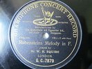 78rpm W.H. SQUIRE Cello - RUBINSTEIN Melody in F - G&T LONDON 1906
