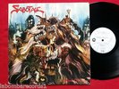 SABOTAGE Behind The Line LP LM RECORDS ITALY Inner (VG+/VG+) HEAVY      M15