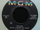 RARE NORTHERN SOUL 45 - JOHNNY NASH - (I'M SO) GLAD YOU'RE MY BABY - MGM