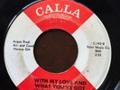 JEAN WELLS   With My Love And What You Got   Calla northern soul 45