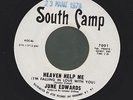 JUNE EDWARDS heaven help me NORTHERN SOUL 45 on SOUTH CAMP