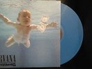 NIRVANA NEVERMIND VINYL LP Blau Color Poster Inlay Grunge Punk Kurt Kobain TOP