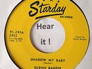 Rockabilly; Glenn Barber; Shadow My Baby / Feeling No Pain on STARDAY rare re