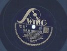 Django REINHARDT & Dicky WELLS Japanese Sandman    French 78RPM SWING SW 27  EX
