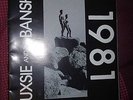 SIOUXSIE & THE BANSHEES 1981 TOUR PROGRAMME / POSTER