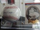 SANDY KOUFAX SIGNED BASEBALL BALL + DISPLAY  PSA DNA