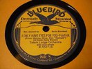 JAZZ TOM BERWICK ORCH I Only Have Eyes For You BLUEBIRD BUFF 5527