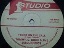 TENOR ON THE CALL TOMMY McCOOK RARE STUDIO ONE DISCO 45 COXSONE INSTRL BOOM EX-