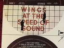 WINGS, SPEED OF SOUND, RECORD LABEL BLANKS, uncut,unused, one order = 100 sheets